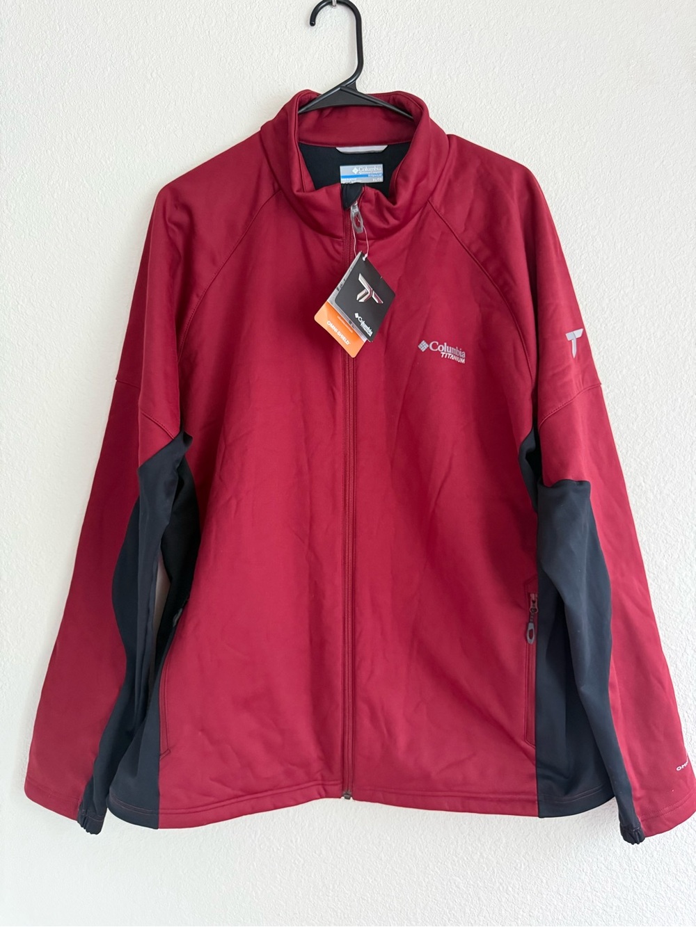 Columbia Titanium Mount Defiance Wind Fleece Jacket Men Size XL Omni-Shield NWT